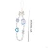 Beaded Phone Lanyard Cute Bracelet Keychain Bag Pendant Decoration Wrist Strap