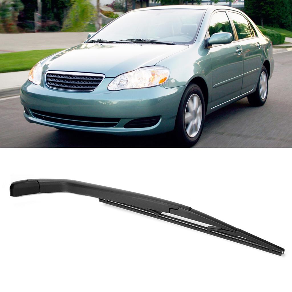 Car Rear Windshield Windscreen Wiper Arm & Blade Set Fit for Toyota Corolla Hatchback 2001 2007