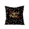 Black Gold Series Throw Pillow Covers With Digital Printing Of Short Plush Fabric Car-Shaped Sofa Cushion For Office Home Decor