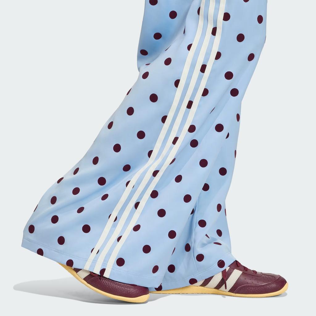 adidas Pantaloni Larghi Satinati a Pois Originali Donna Pantaloni KV1170