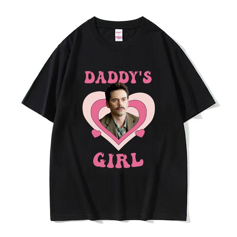 I Love Hot Dads Tshirt The Twilight Saga Charlie Swan Billy Burke Graphic Tshirts Unisex Women Cotton Oversized T Shirt Streetwear