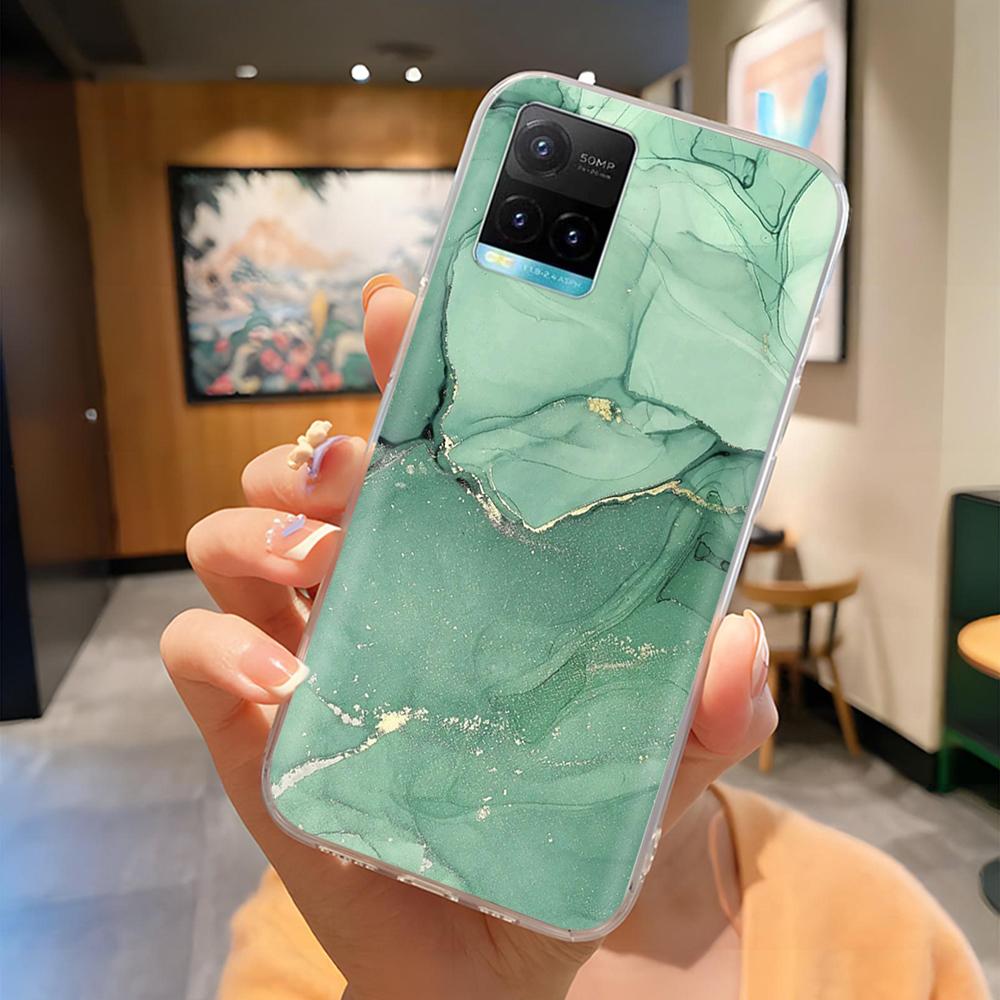 For Vivo Y21 2021 Y33S Phone Cover High Quality Silicone Case Funda For Vivo y33s y21 Y21s Back Cover Casing Protector Coque
