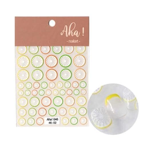 

Aha Nail Sticker Orange 02 basic