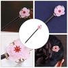 FRCOLOR Wooden Hairpin, Floral Pattern, Single Hairpin, Japanese Style Accessory, Hair Clip, Hair Ornament for Coming-of-Age Ceremony, Kimono,