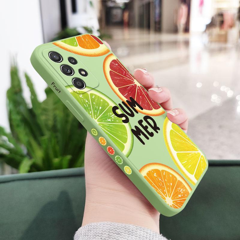 

Juicy Plump Fruit Case For Samsung A54 A34 A24 A14 A73 A53 A33 A23 A13 A03 A72 A52 A52S A32 A12 A71 A51 A31 A22 A21S 4G 5G Cover Samsung A54 5G