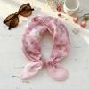 Floral Cotton Linen Print Scarves Cashew Square Handkerchief Simple Small Square Scarf  Outdoor