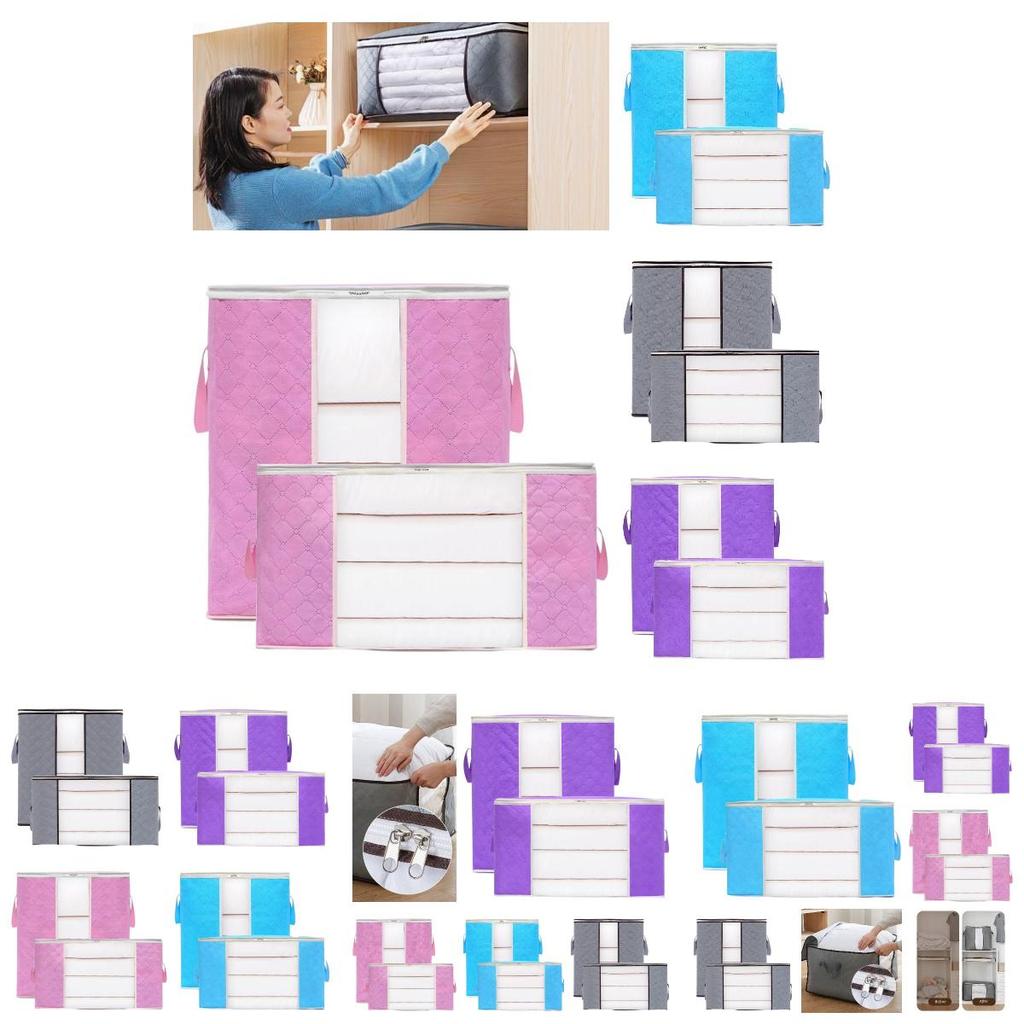 Versatile Non-woven Fabric Storage Bag For Bedding, Clothes, And More