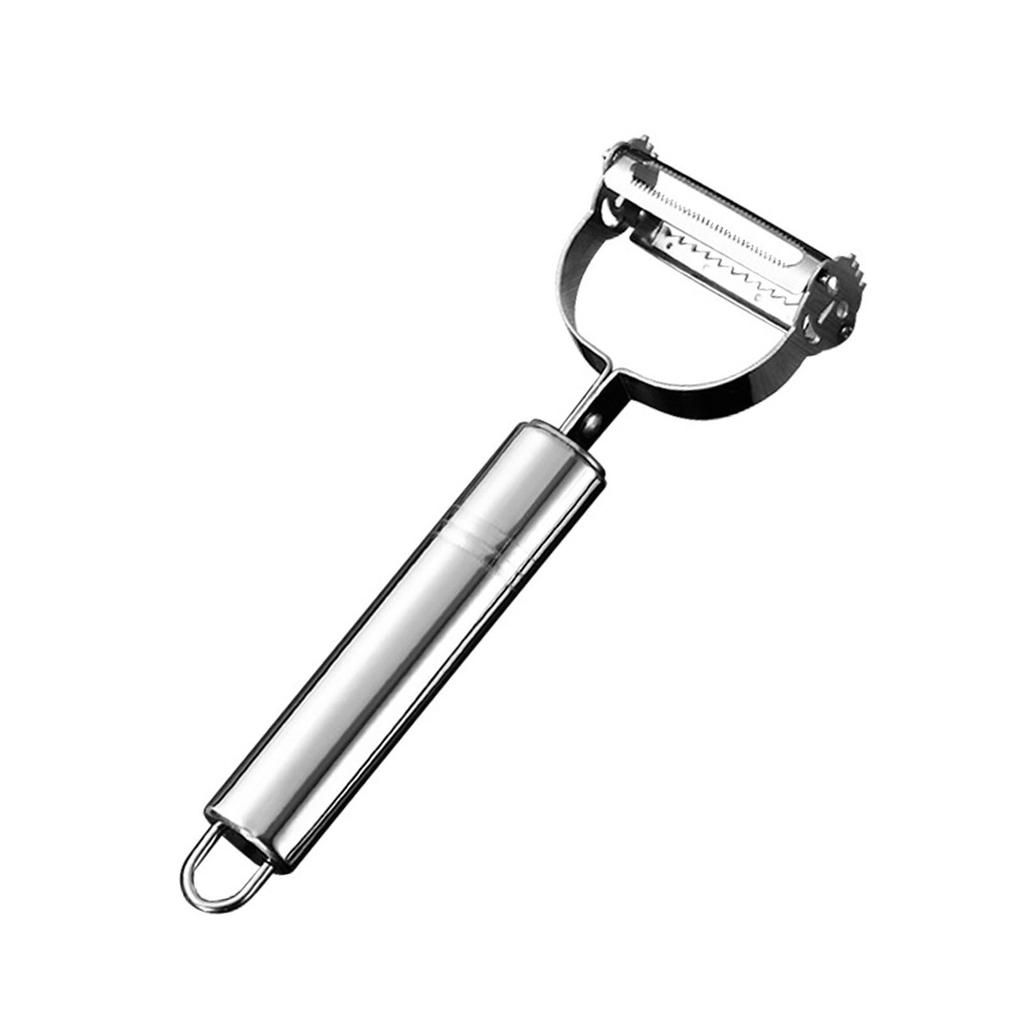 Vegetable Peeler Stainless Steel Multifunctional Portable Julienne Peeler Slicing Tool Kitchen Supplies