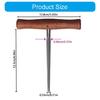 Professional Violin Peg Hole Tapering Tool Wood and Steel Construction Comfort Handle for Instrument Repair Specialists