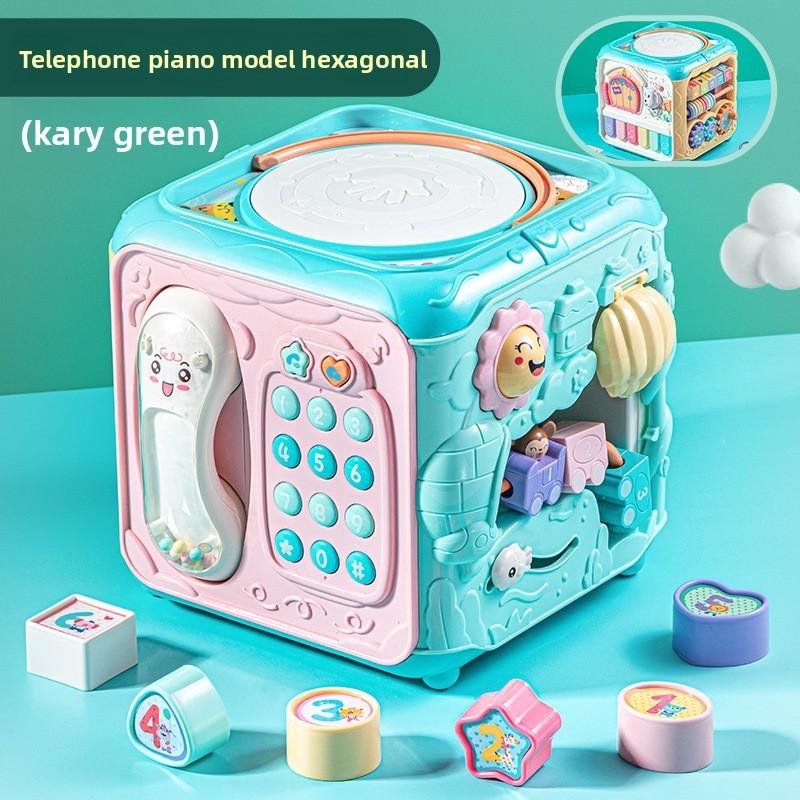 Multifunction Baby Toy With Hammer And Fishing Game For Kids Interactive Play