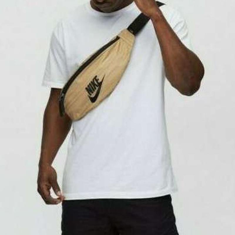 New Nike Polyester Crossbody Bag, Backpack, Fanny Pack Regular Unisex Khaki BA5750-750
