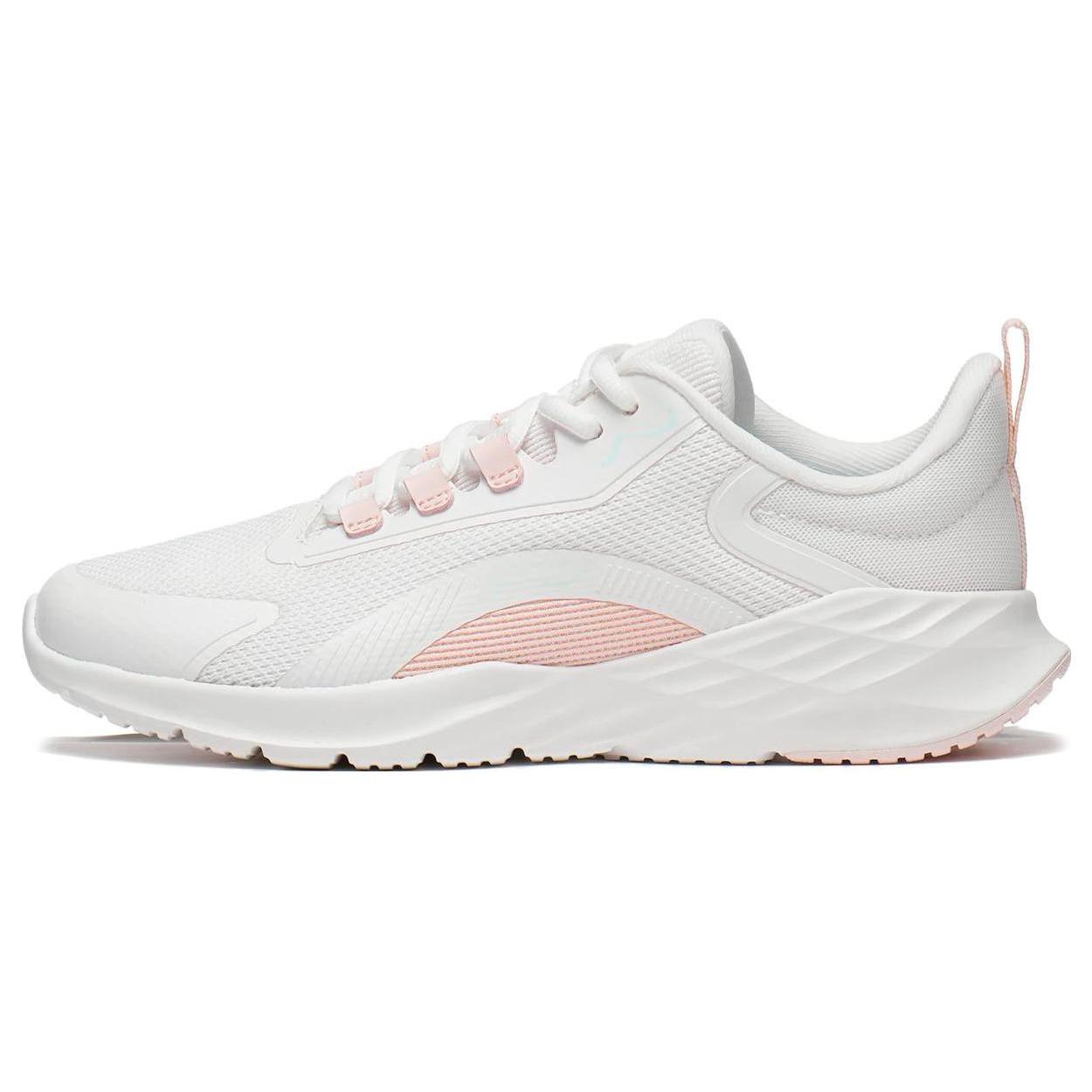 

New LiNing Raise The Wind Anti Slip Wear Resistant Low Top Running Shoes Women s White Pink ARST018-1 35