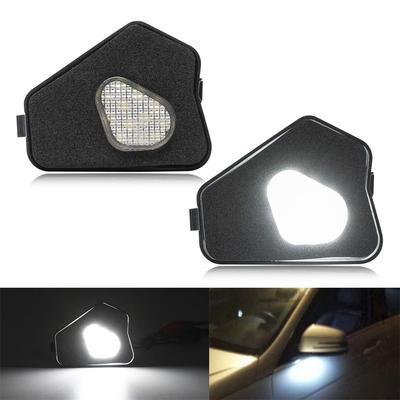 2x LED Under Mirror Puddle Lights For Mercedes Benz 12-14 C-Class 11-19 B-class