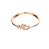 Color Gold Purple Gold Shining Love Ring Plated Rose Gold Simple Fashion Ring Live
