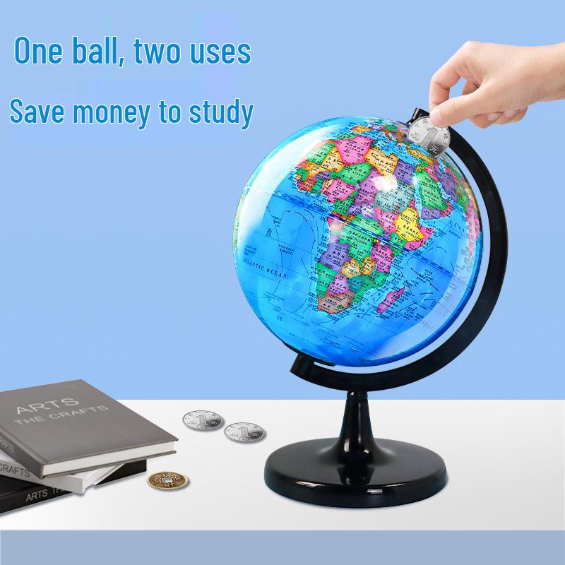 14.2CM High-Definition PVC Globe for Teaching and Ornamentation, Ideal for Middle School Students