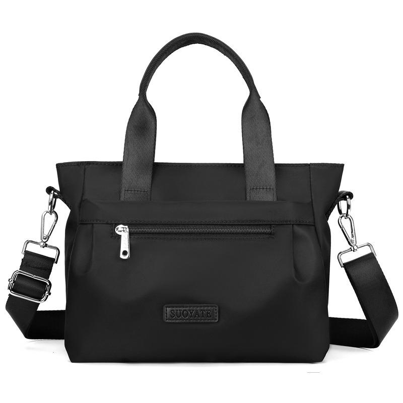 

Backpack large capacity women s shoulder messenger bag new women s bag nylon anti-splashing portable tote bag чорний