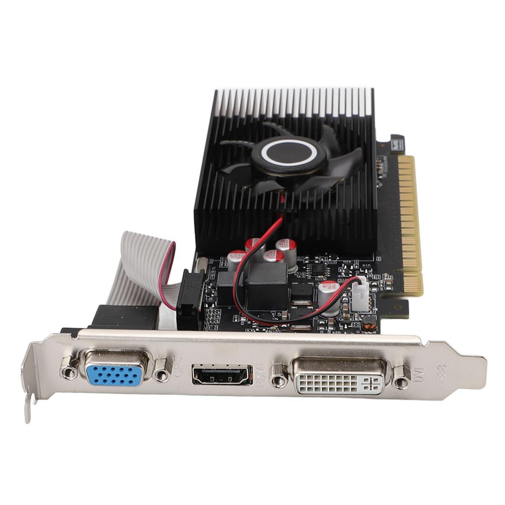 Graphics Card Discrete 4GB DDR3 High Definition Multimedia Interface VGA DVI PCI Express X8 3.0 for Desktop Computer
