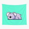 Cute Koala Tapestries Cartoon Koala Bear Wall Tapestry for Kids Boys Girls Kawaii Wild Animals Bedroom Home Decor Tapestry