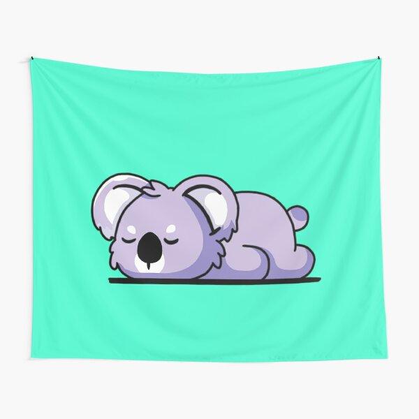 Cute Koala Tapestries Cartoon Koala Bear Wall Tapestry for Kids Boys Girls Kawaii Wild Animals Bedroom Home Decor Tapestry