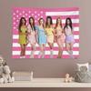 Katseye Kpop Flag Tapestry Pastel Color American Flag Wall Banner For Birthday Party Dorm Living Room Fan Gift