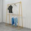 Double-Layer Floor Display Rack for Wedding Dresses