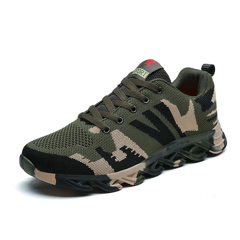 Camouflage shoes men s and women s outdoor military training shoes running shoes Jiefang shoes factory direct sales support one piece delivery 35