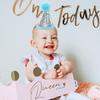 First Birthday Party Hat, Wool Felt Boho 1st Baby Party Hat Shining Decorative Birthday Accessories for Boy Girl Birthday Decorations Photo Booth