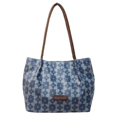 Print Student Shoulder Class Bag Women's Large Capacity Tote Bag