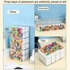 Mark Pen Storage Box Acrilico trasparente Doppio strato 18 scomparti Desktop Art Marker Pen Matita Divisore Organizzatore Forniture per la casa