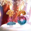 Creative Crown Birthday Number Candles - Adult & Kids Cake Decoration Topper
