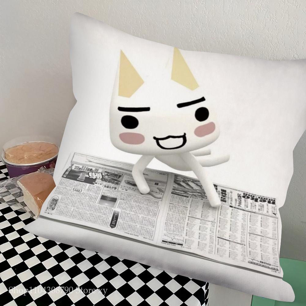 

1 шт. Наволочка Inoue Toro Квадратная Спальня Диван Досуг Комфортная Подушка Автомобиль Гостиная Домашнее Украшение 16x16Inch