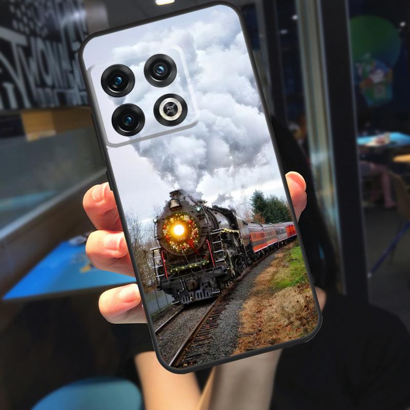 

Vintage Steam Train Railway Funda For OnePlus 10T 8T 9RT 12 13 13R 11 9 10 Pro OnePlus Nord 4 CE 2 3 Lite N20 N30 Case OnePlus Nord CE3Lite