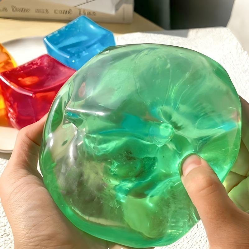 Bai Fen Bai Toys Extra Large Maltose Ice Cubes Fidget Squishes Kneading Ice Crystal Maltose Appearance Squeeze Toy Squishy Venting Gift Present Plus Size