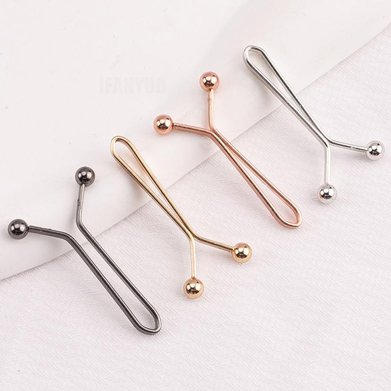 1/2/10Pcs Tighten Waist Buckle U-shaped Adjustable Snap Button Jeans Buttons No Trace Detachable Pants Clip Clothing Accessories