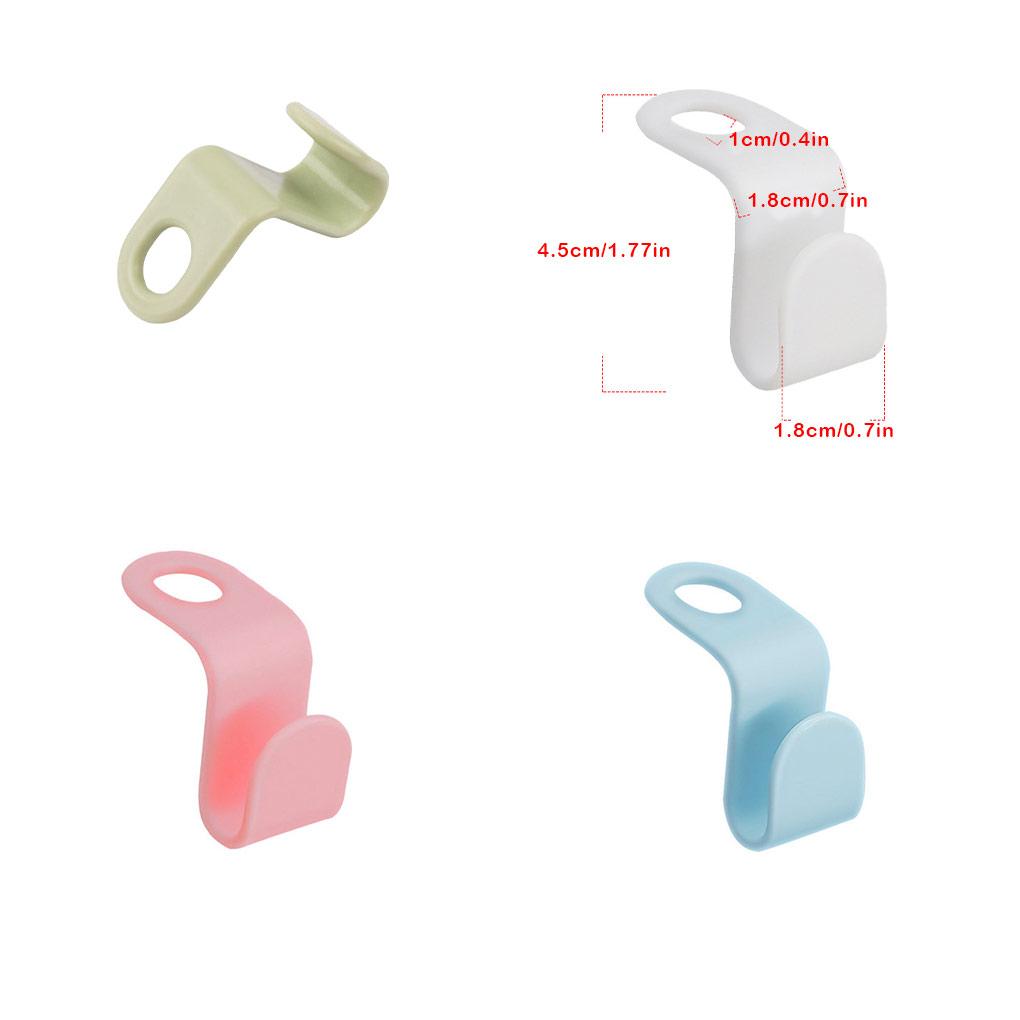 30 Pieces Clothes Hanger Connecting Hook Portable Replacement Space-saving Solid Color Cabinet Closet Connector Organizer