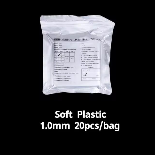 Dentallabor Kieferorthopädische Schiene Retainer Scheibe Tiefziehfolie Weich Hart 1,0/1,5/2,0mm 10/15/20 Stück Thermoformmaterial