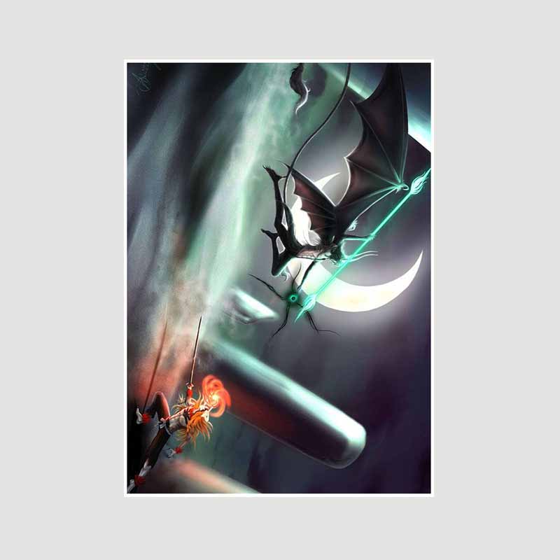 Japanese Anime Bleach Poster Decor Retro White Paper Posters and Prints Wall Art Painting Bedroom Bar Cafe Decoration Mural Fans Collection Gifts