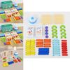 Wooden Puzzle Battle Board With Color Recognition For Kids Learning And Cognitive Development