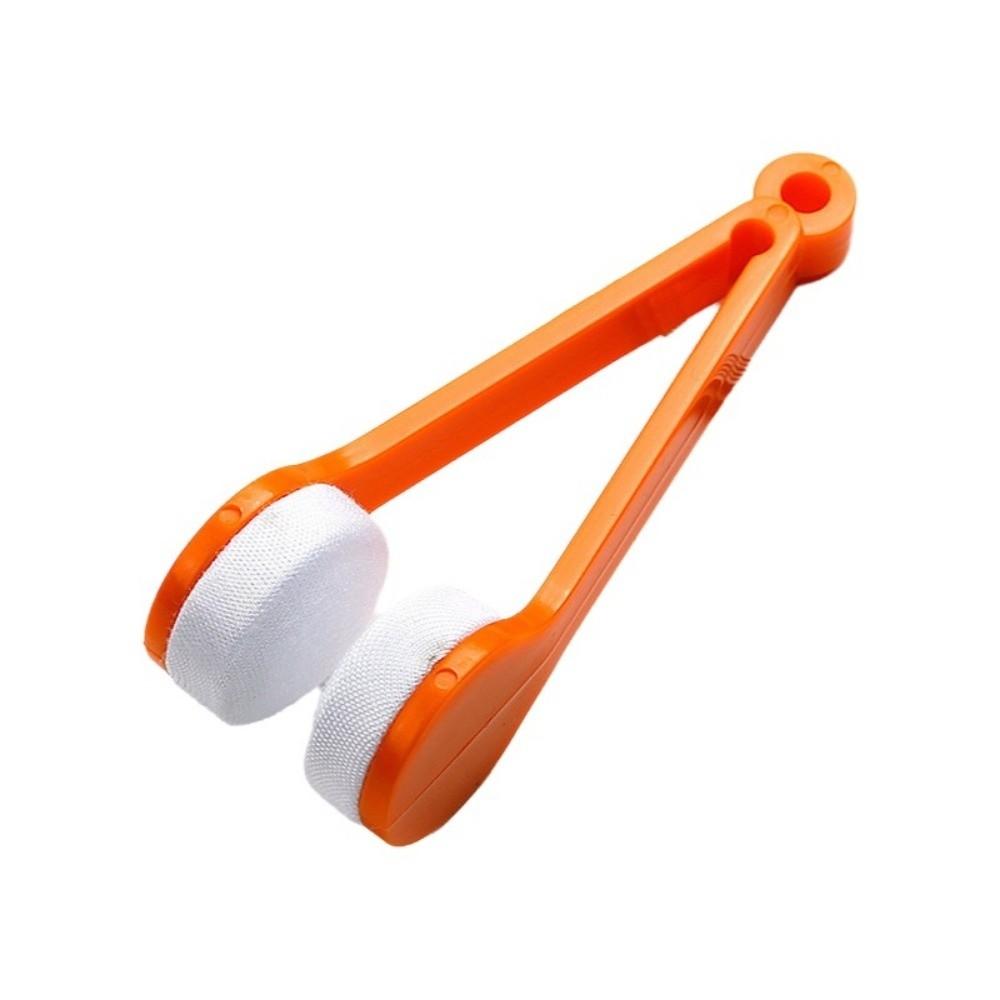 

5Pcs Creative Eyelasses Microfiber Spectacles Cleaner Glasses Cleaning Wipe Cleaning Supplies оранжевый