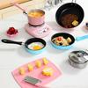 1Pcs Portable Omelette Pan Mini Nonstick Cast Iron Skillet With Handle For Induction And Gas Cooktops Children'S Breakfast Pot