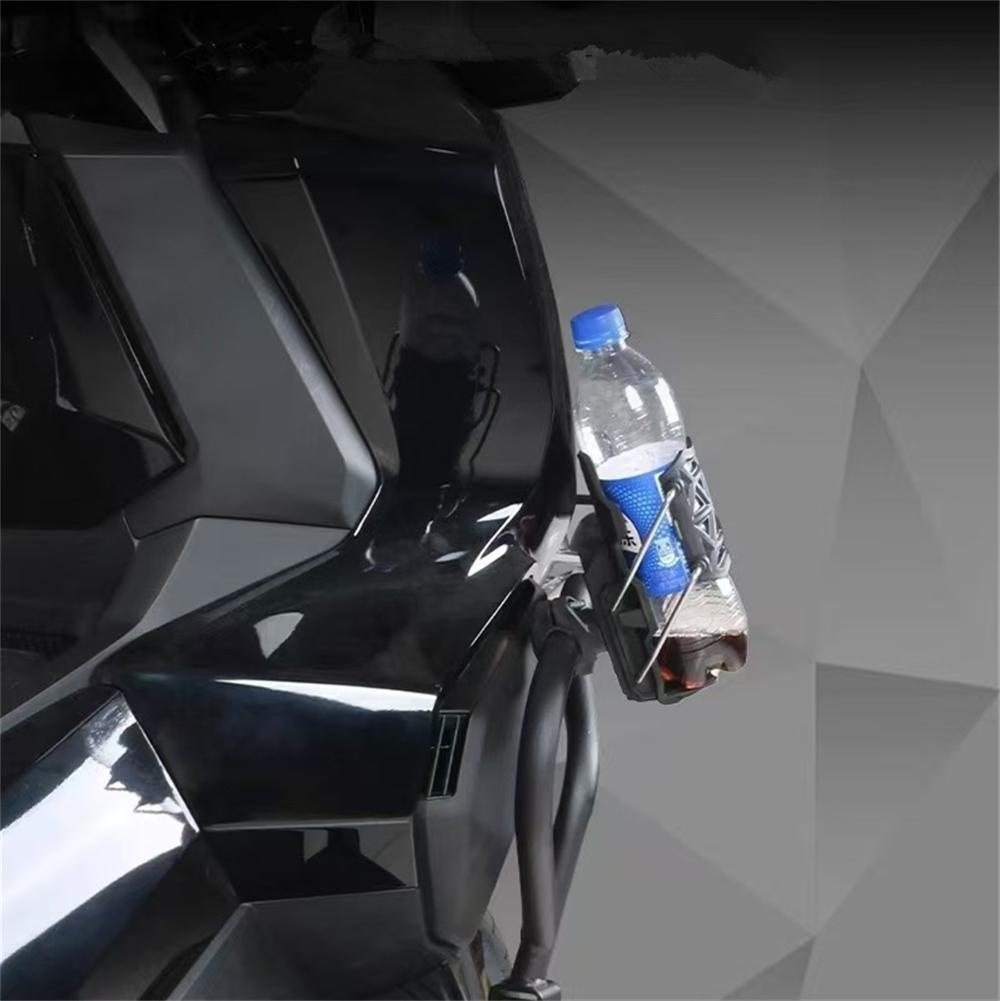 Motorcycle Cup Holder - Adjustable Handlebar Mount - For ATV/Bike Water Bottle