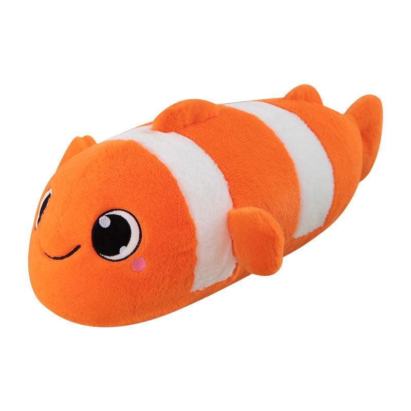 New Clown Fish Pillow Plush Toys Marine Series Doll Rag Doll Children's Sleeping Long Pillow