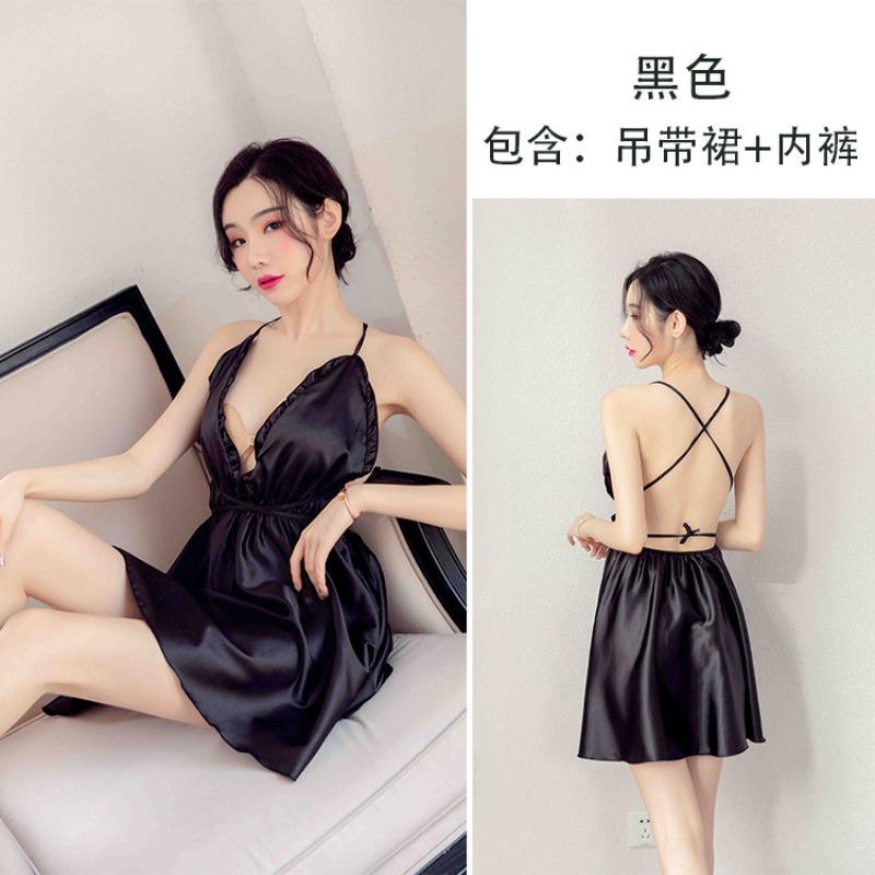 Seksowna bielizna damska seksowna piżama piżama w dużym rozmiarze zestaw do wypoczynku na ramiączkach