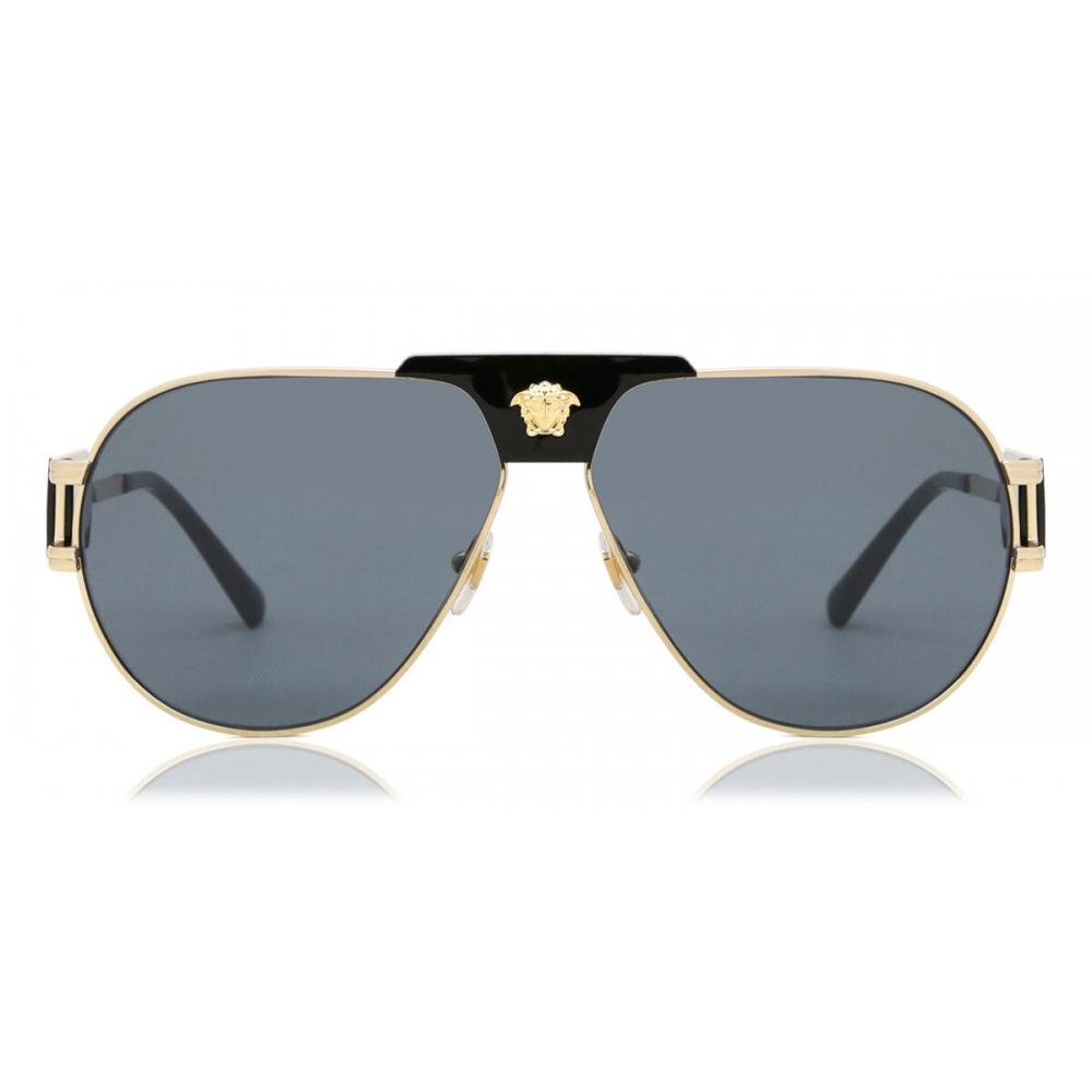 

Versace Ve2252 Asian Fit 100287 Men Sunglasses Gold/63