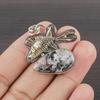 Natural Edulite Gemstone 925 Sterling Silver Jewelry Designer Pendant 1.23" AJP-2221