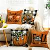 Autumn Thanksgiving Letter Print Pillowcase Festive Atmosphere Decoration Bedroom Living Room Sofa Pillowcase