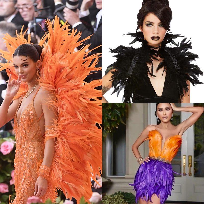 25-30cm Natural Rooster Feather Trim 1/2/5/10 Meter Fringe Ribbon for Carnival Costume Dress Sewing Party Decoration