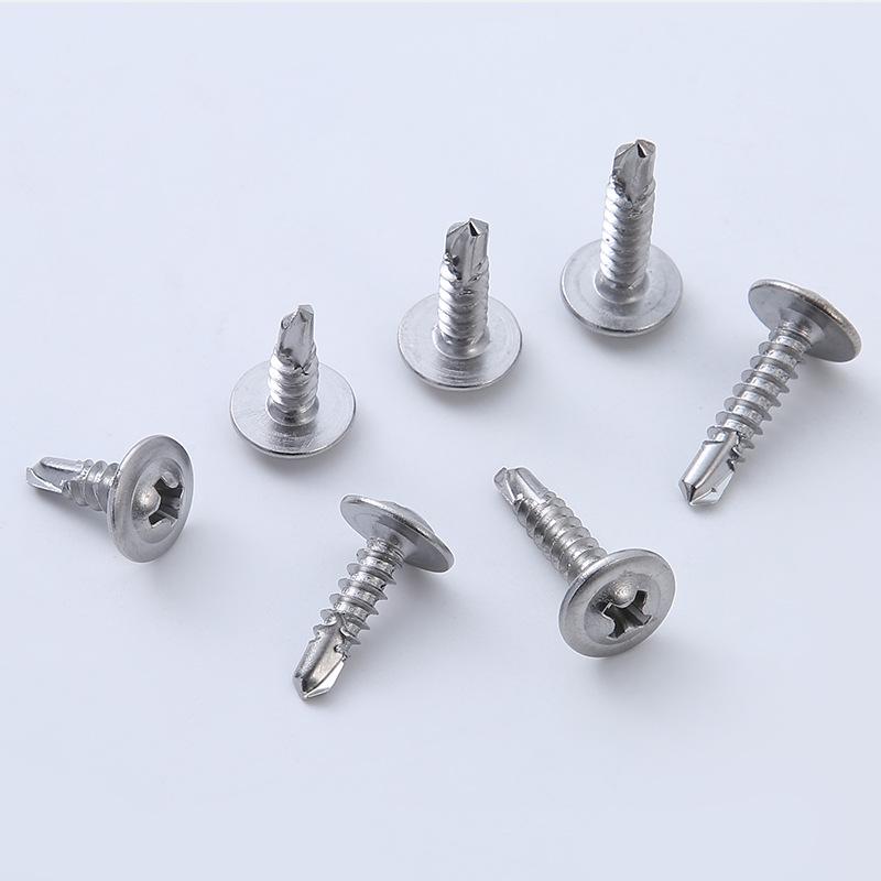 Aidelili 410 Stainless Steel Self-Tapping Phillips Washer Head Screws