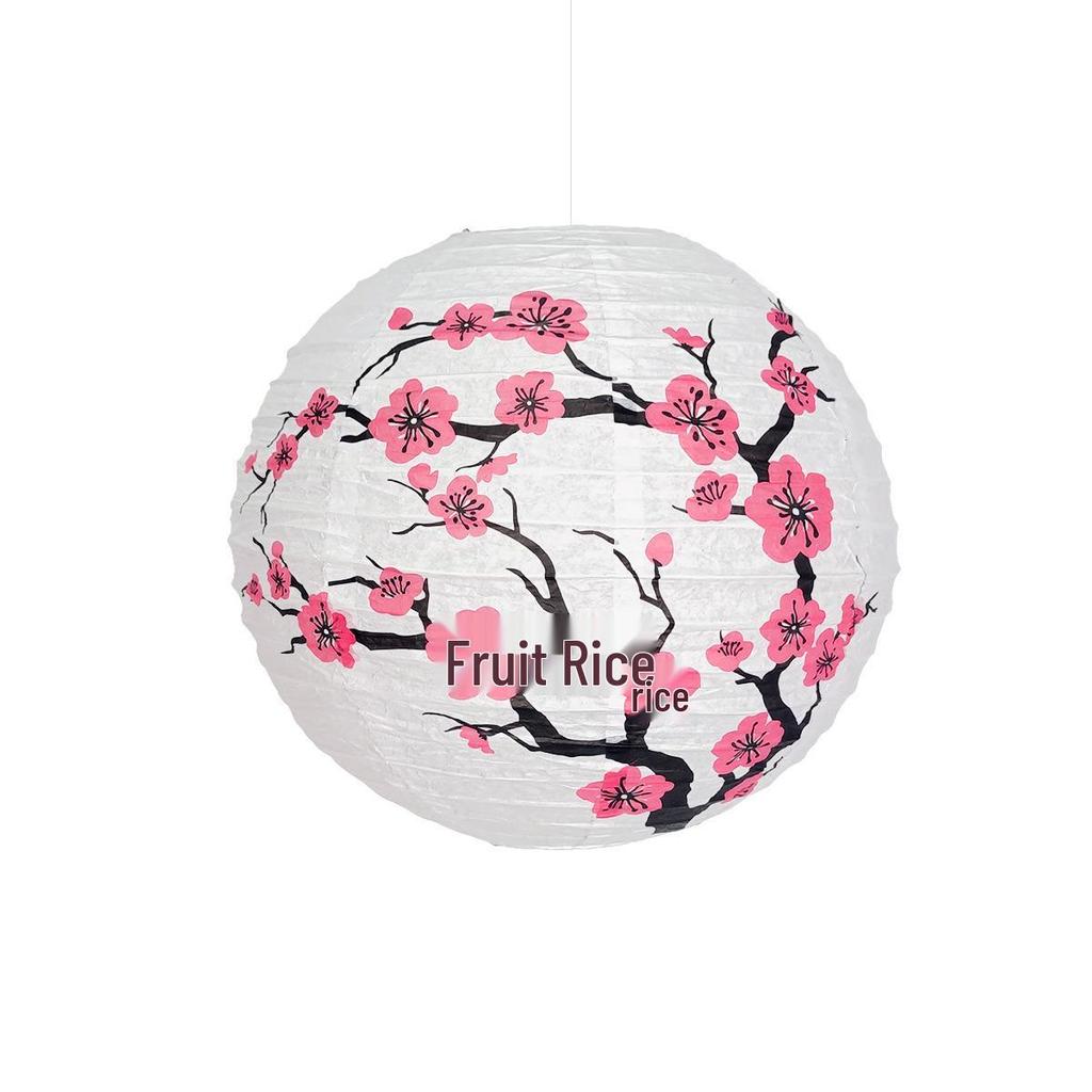 Traditional Plum Blossom Pattern Hanging Lanterns for Weddings & Parties