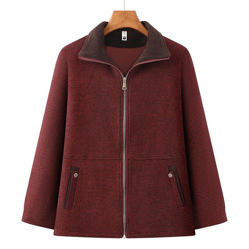 Stylish Windbreaker Jacket for Plus-Size Moms - Spring & Autumn Collection